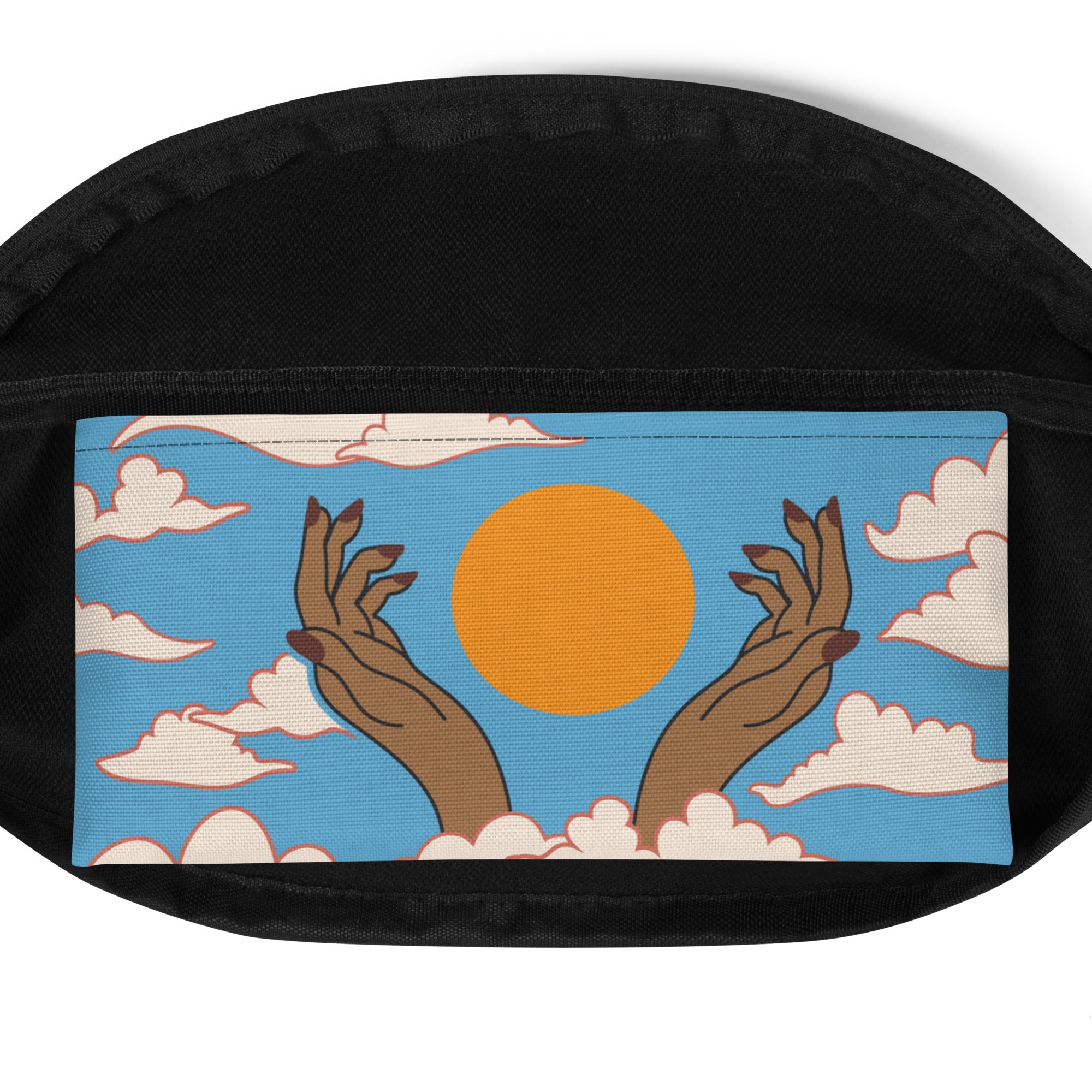 Electric Sunset & Clouds Fanny Pack: Shine on