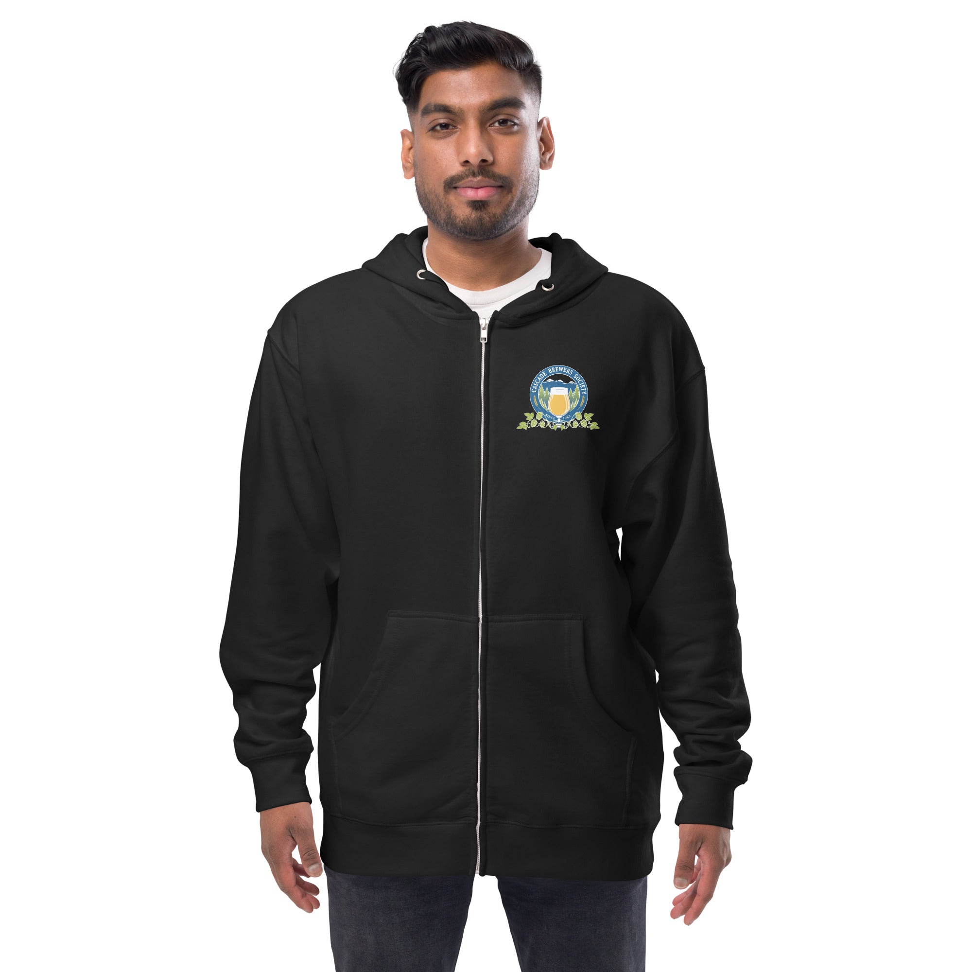 CBS Unisex Fleece Zip Up Hoodie