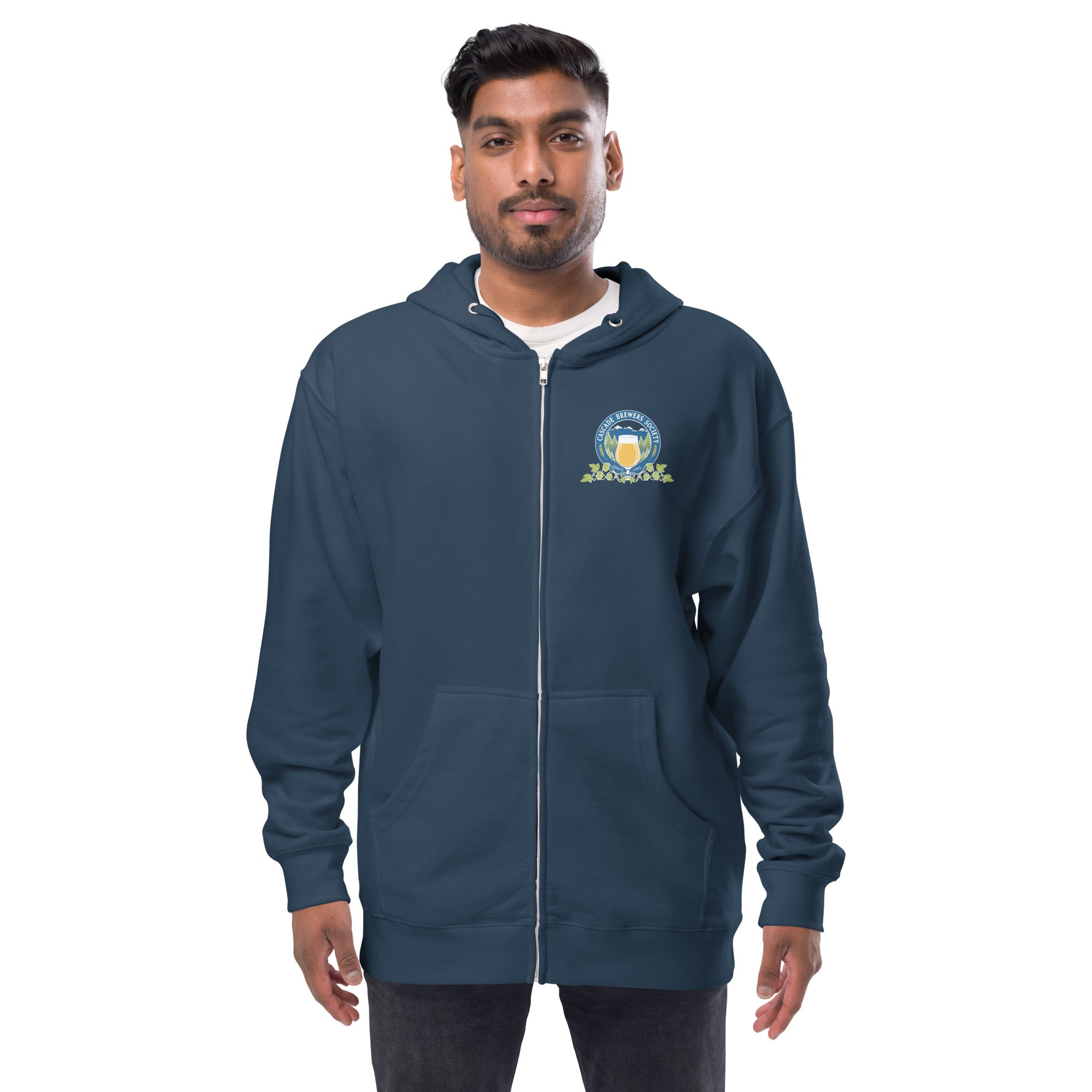 CBS Unisex Fleece Zip Up Hoodie