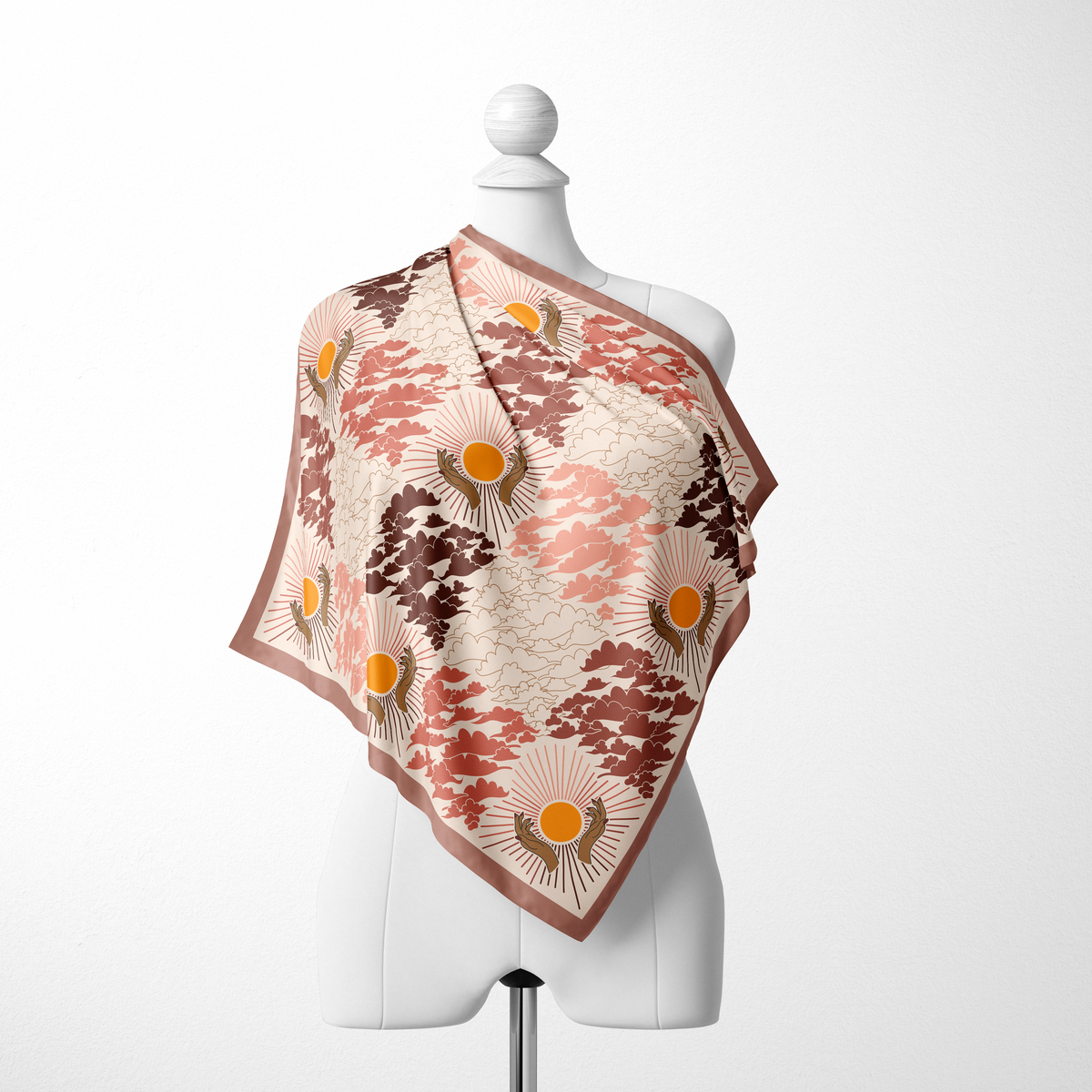 Sunshine State of Mind Silk Scarf: Embrace Sunny Vibes All Year Round