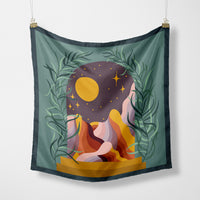 Strange Portals Silk-Modal Scarf: Journey Between Worlds