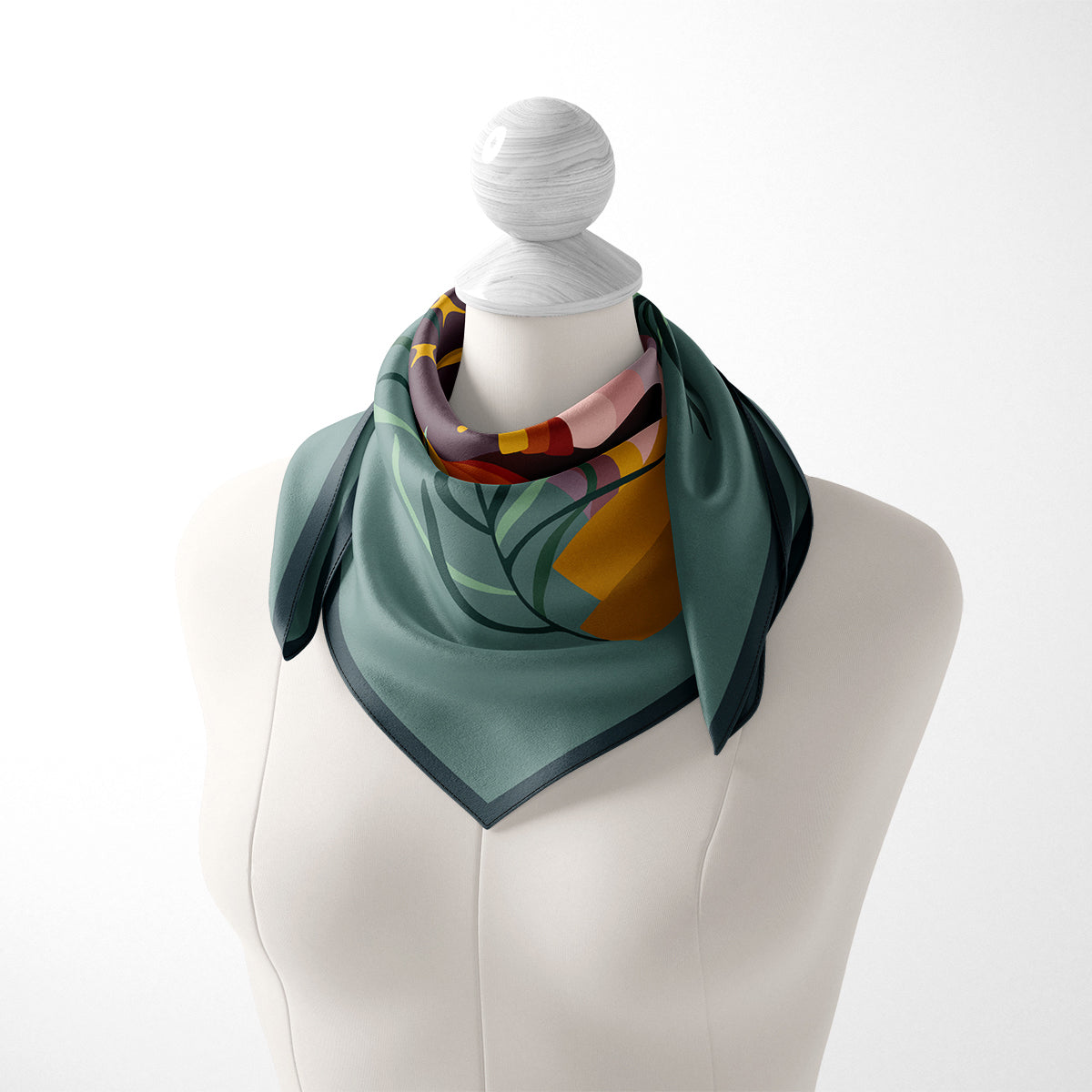 Strange Portals Silk-Modal Scarf: Journey Between Worlds