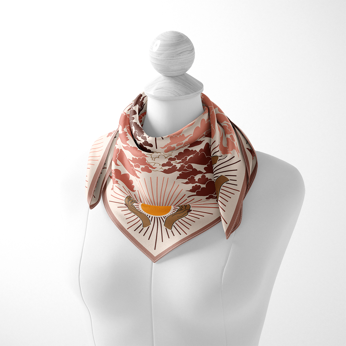 Sunshine State of Mind Silk Scarf: Embrace Sunny Vibes All Year Round