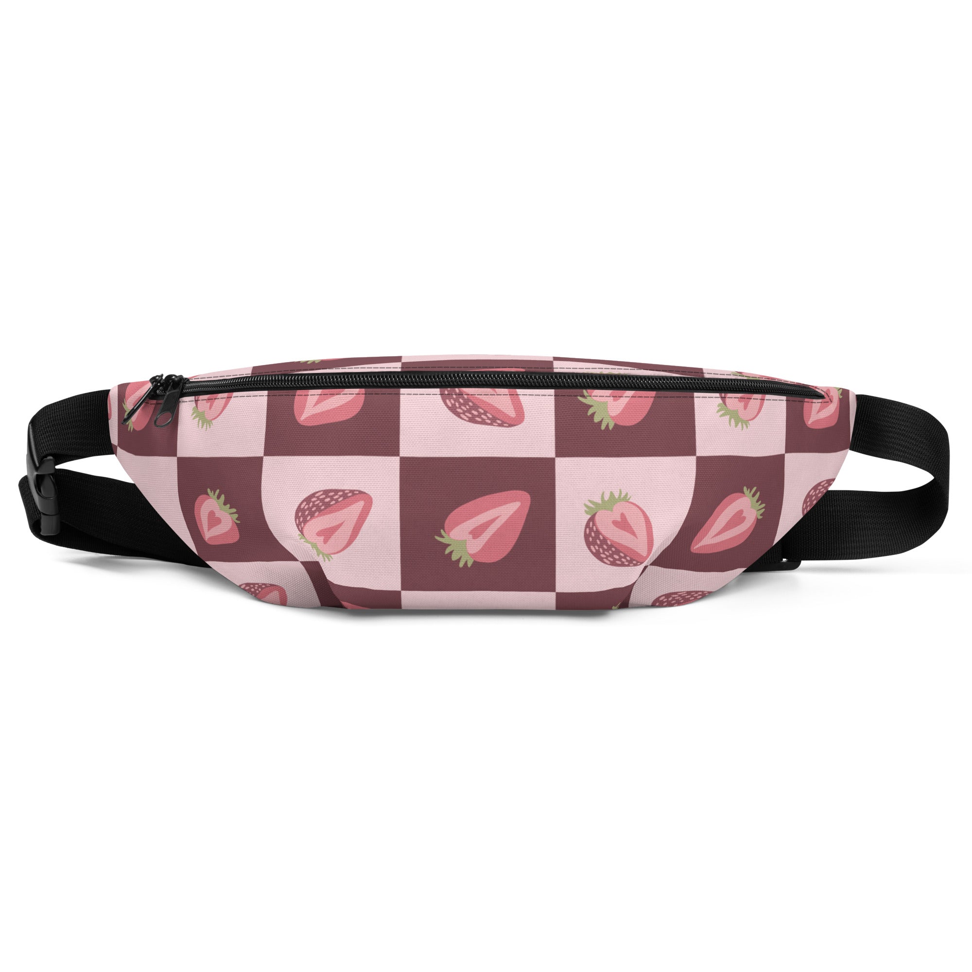 Limited-Edition Checkered Strawberry Fanny Pack: Oregon Style