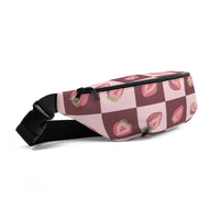 Limited-Edition Checkered Strawberry Fanny Pack: Oregon Style