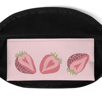 Limited-Edition Checkered Strawberry Fanny Pack: Oregon Style