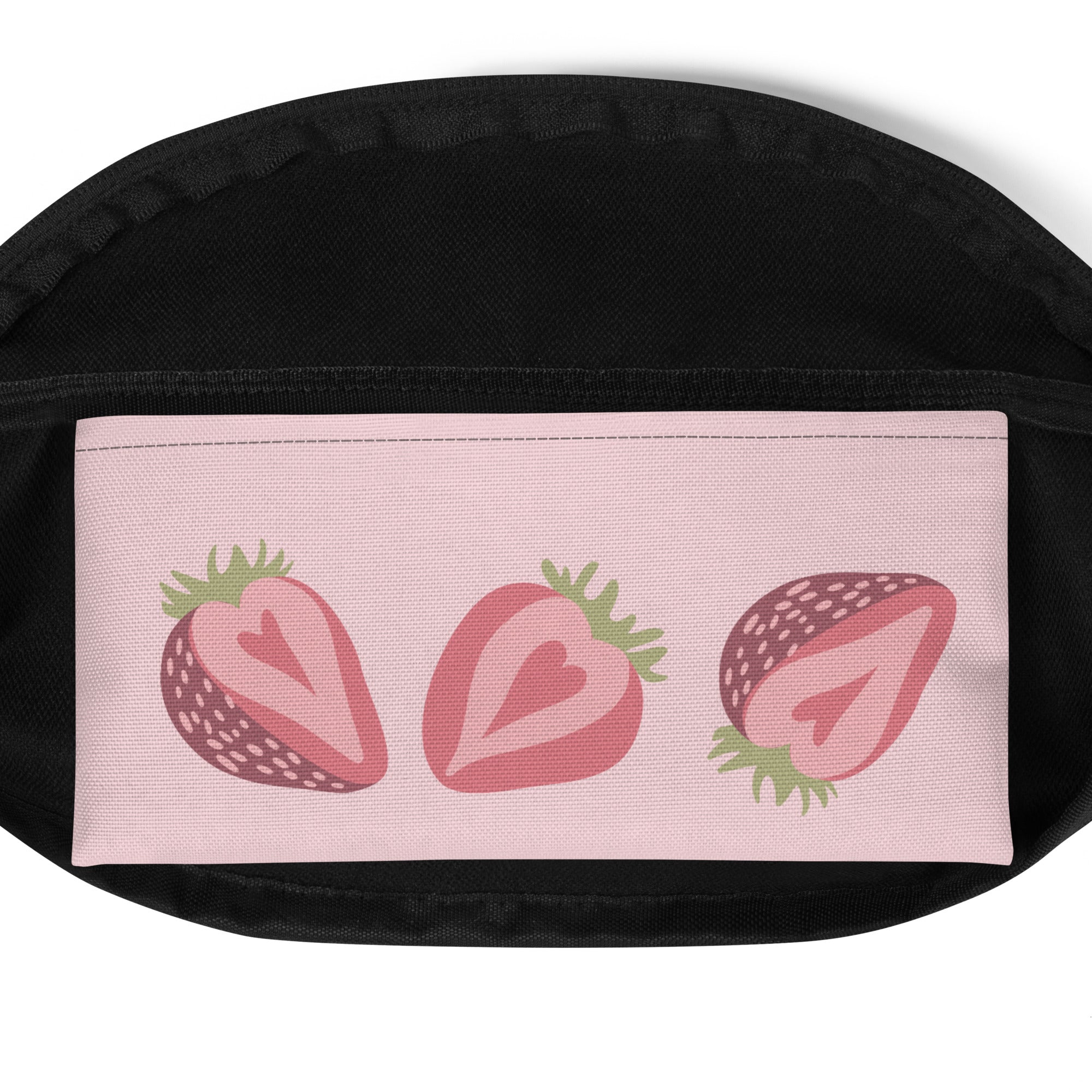 Limited-Edition Checkered Strawberry Fanny Pack: Oregon Style