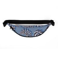 Blue Wavy Fern Fronds Fanny Pack: Keep Essentials Close