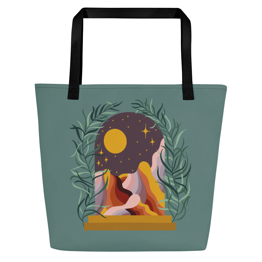 Strange Portals Deluxe Market Tote: Experience Interdimensional Travel