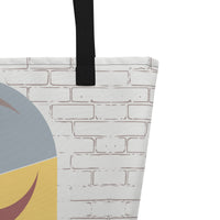 Lighthouse & Moon Deluxe Market Tote: Coastal Dreams