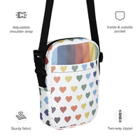 Pastel Rainbow Heart Crossbody Bag: Style, Function, & Pride