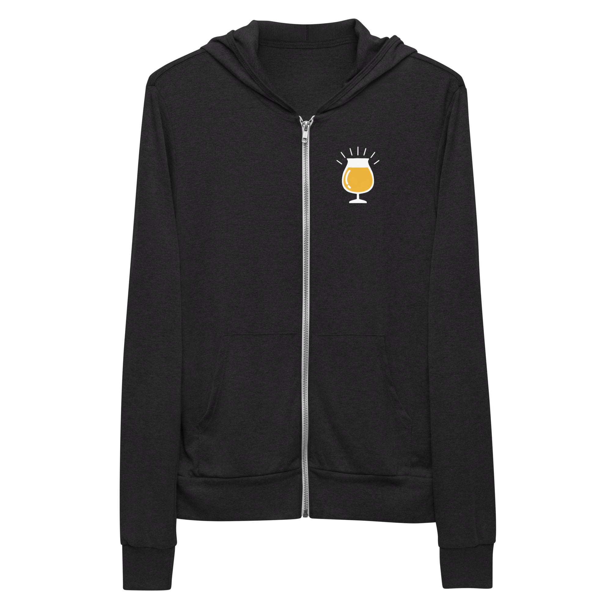 CBS Tulip Glass Unisex Zip Hoodie