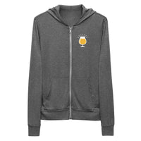 CBS Tulip Glass Unisex Zip Hoodie