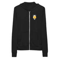 CBS Tulip Glass Unisex Zip Hoodie